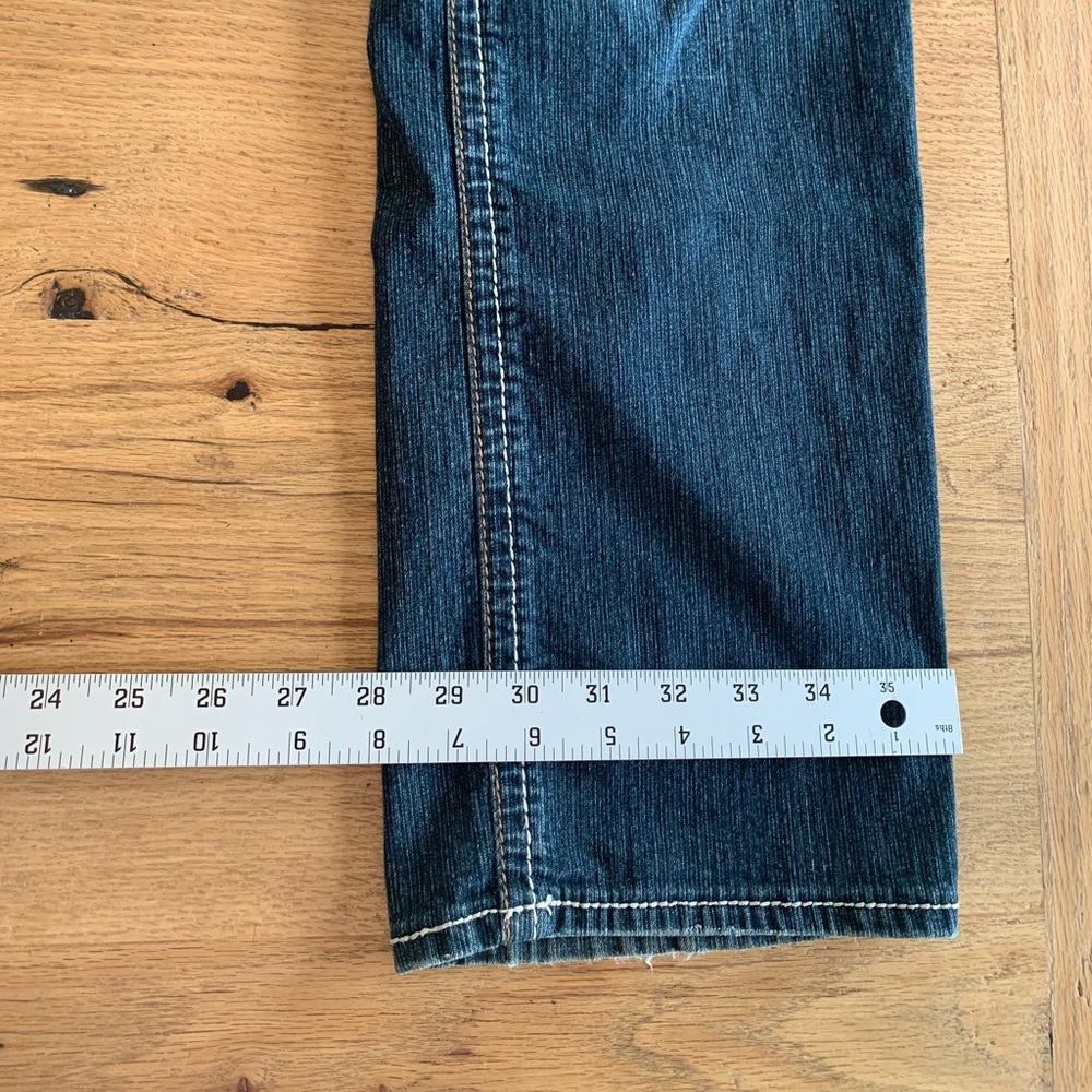 Blue Cast Denim Jeans‎ Blue Straight Leg Mid Rise Women’s 14 Preloved - Picture 5 of 9